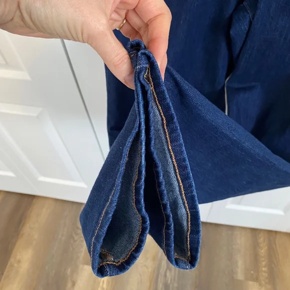 Old Navy Jeans Women’s Size 6 Size 6 Dark Blue High-Rise Wow Loose - Picture 8 of 15